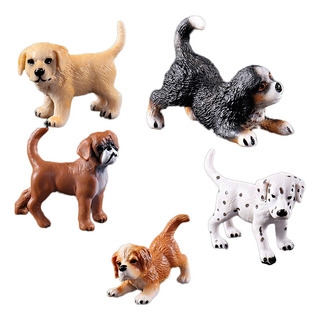 Juego De Juguetes Con Figuras De Perro Realistas De 5 Estilo Juego De Juguetes Con Figuras De Perro Realistas De 5 Estilo