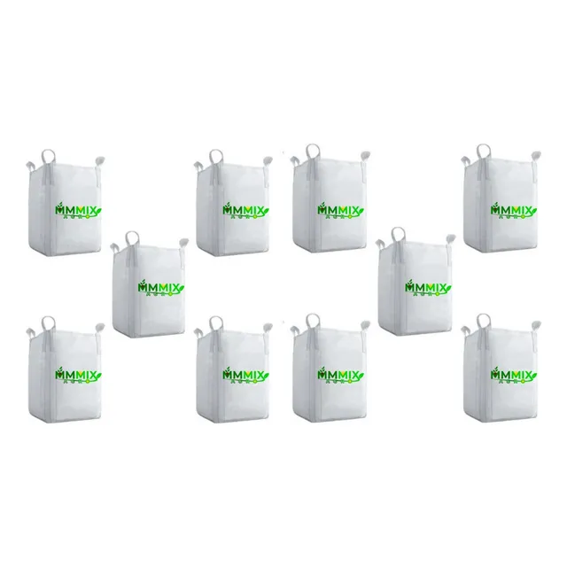 10 Big Bag P/ Ensacar Reciclagem Entulho 1000kg 1m³ Ref-c1