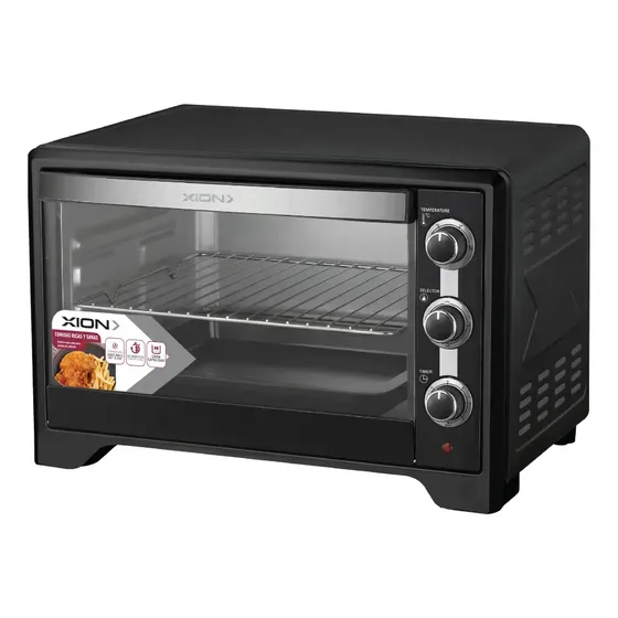 Horno Electrico De Mesa Xion 68 L Termostato 100-250ºc Dimm Color Negro | Cuotas sin interés