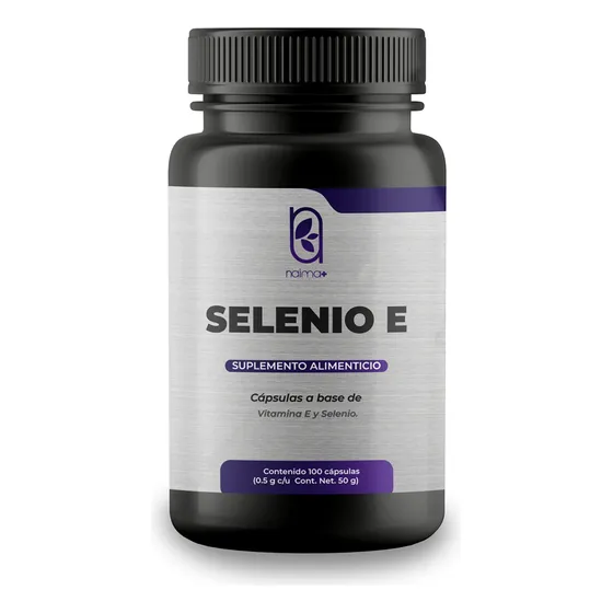 Selenio 100 Cápsulas Con Vitamina E, Selenometionina