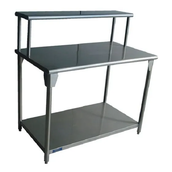 Mesa Cocina Chef Acero 1 Repisa 1.40x70x90 Ll. Xavi
