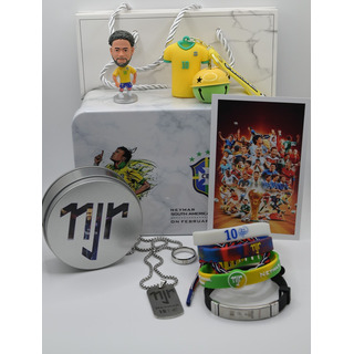 Set De Pulseras Con Estuche De Astros Messi Y Cr7 Y Neymar Set De Pulseras Con Estuche De Astros Messi Y Cr7 Y Neymar
