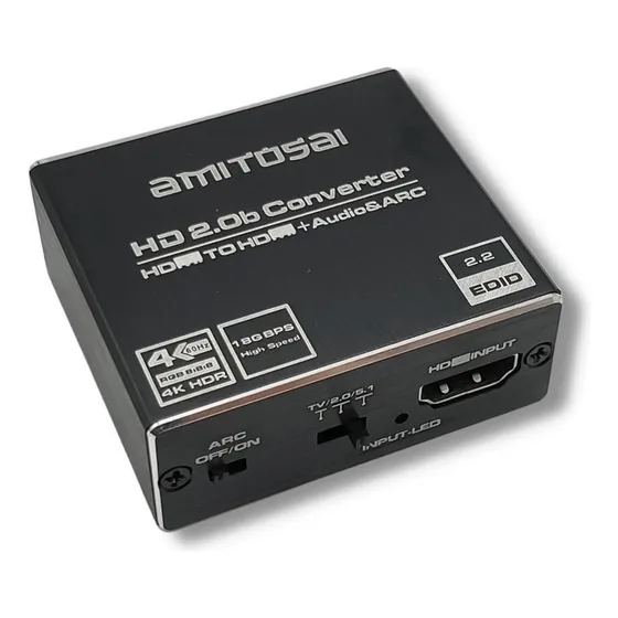 Extractor De Audio Hdmi Arc Spdif + 0.138 In Salida Hdcp1.e0