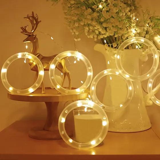 Luz Navidad 120 Led 9.85 Pie Largo Decoracion Colgante Para