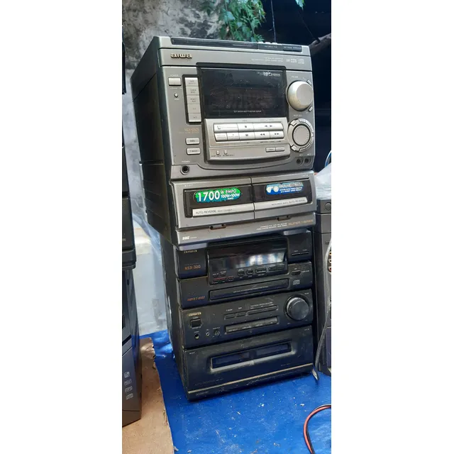 7 Minicomp Usado.  Algunos Funci.todo Junto  Otros Para Repa Negro 30 W