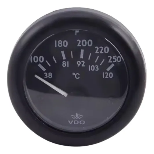 Reloj Medidor Temperatura Agua Maquinaria Generador Vdo 12v