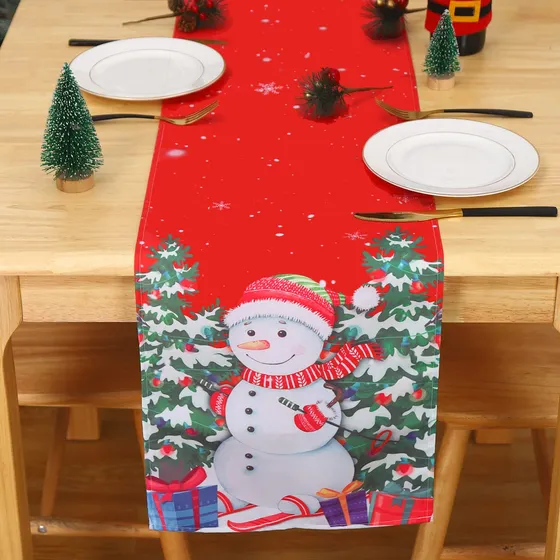 Dadymart Camino Mesa Navideño 72  Largo Para Decoracion Tela