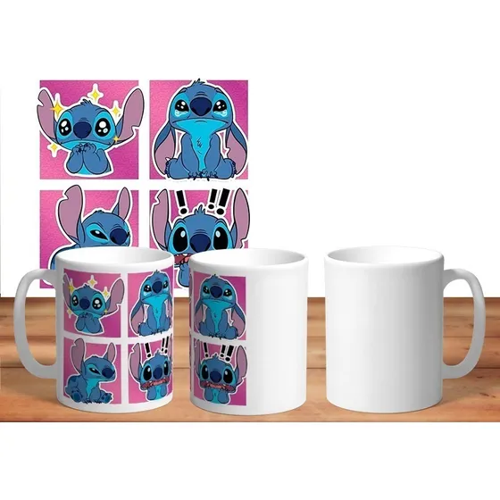 Taza De Ceramica Sublimada Lilo Y Stich: Stich