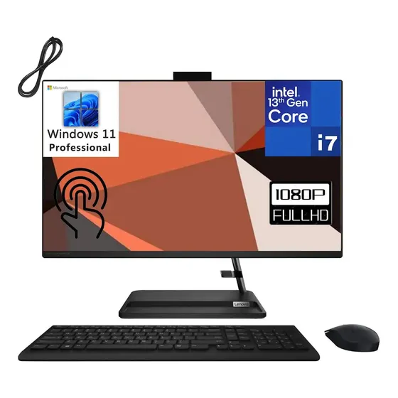 Computador Lenovo 27iap7 All In One 27  Touchscreen Intel I7