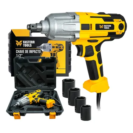 Chave De Impacto 1/2 900w Fasterr Cor Amarelo Frequência 50 Hz / 60 Hz