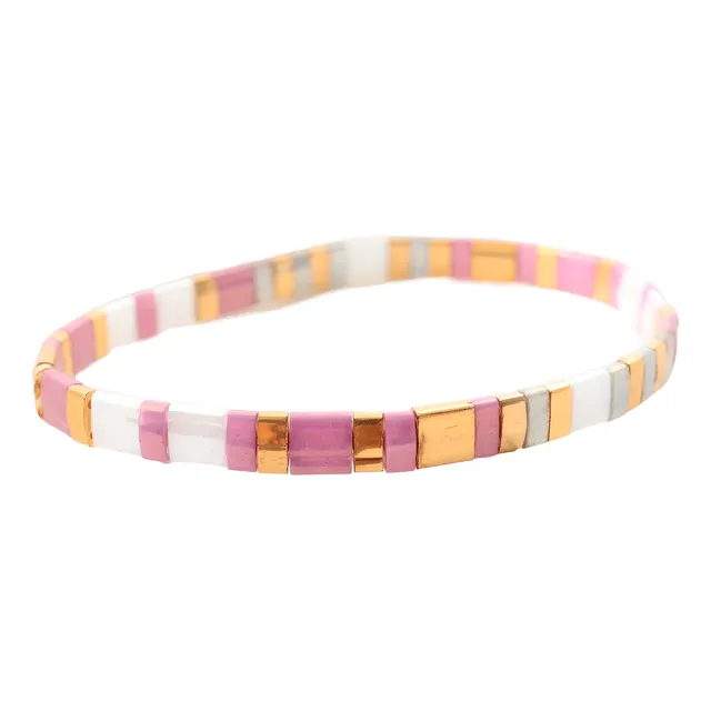 Pulsera Miyuki Rosa