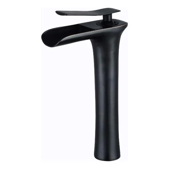 Grifo Lavabo Totalmente Cobre Para Baño Mezclador Agua Fria