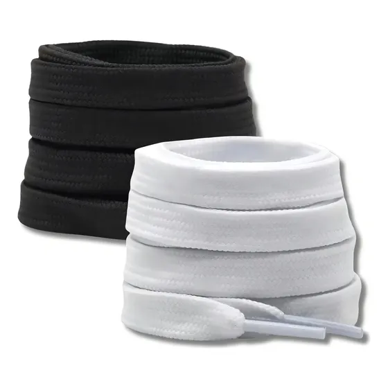 Kit de cordones blancos y negros de 2 pares para zapatillas de la Fuerza Aérea