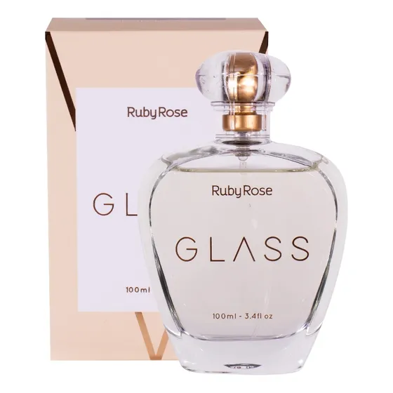 Perfume Feminino Glass Ruby Rose Colônia 100ml Equilibrada