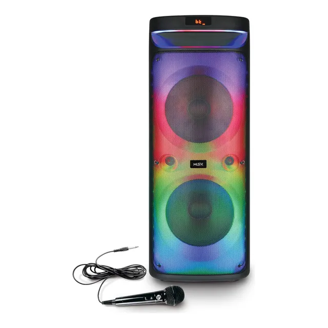 Misik - Sistema De Audio 2 X 10 - Amplificador - 25,000 W Color Negro