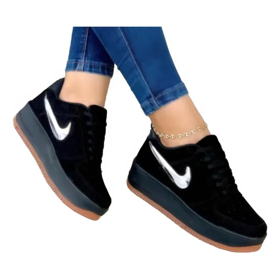 Zapatos Nike Force One Chulo Espejo Dama 35-40