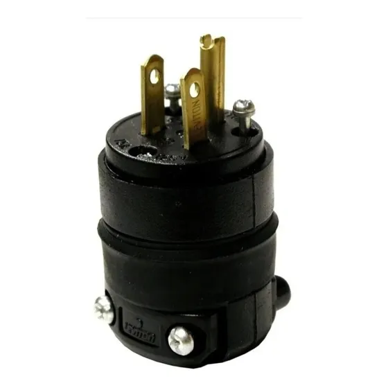 Clavija Marca Leviton  515pr Nylon Caja Con 50 Piezas