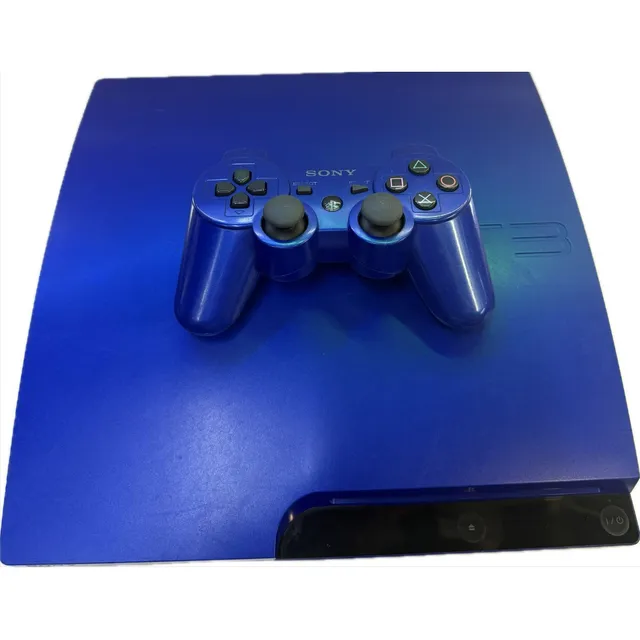 Consola Ps3 Azul Slim 160 Gb Azul (Reacondicionado)