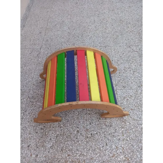Balancín Montessori Arco Iris Rojo