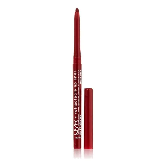 Nyx - Retractable Lip Liner - Delineador Labios - Dark Red
