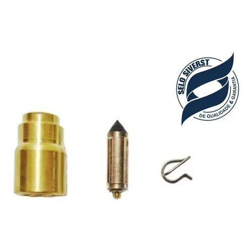 Agulha Pistonete C/ Sede Carburador Moto Honda Cg  Ml Ate 81