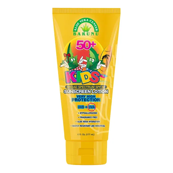 Protector Solar Para Niños En Crema Spf 50+ Barunu - 177ml