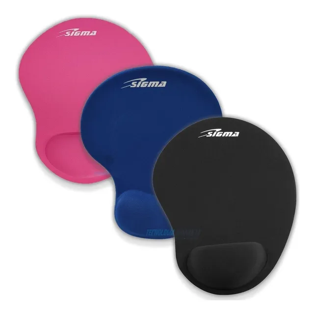Pad Mouse Sigma X55 Gel Ergonomico Con Reposamuñeca