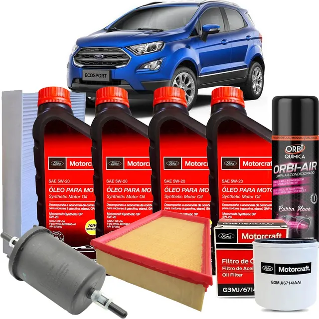 Kit Revisão Oleo 5w20 Ford Ecosport 1.5 2018 2019 2020 2021