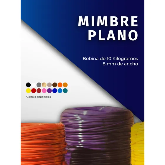 Mimbre Plano Plástico Pvc