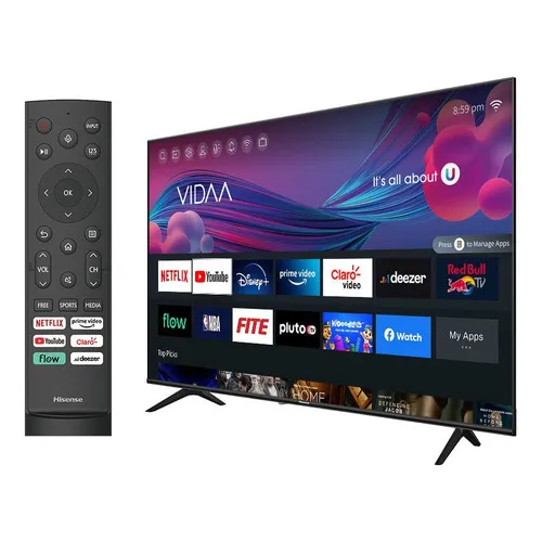 Televisor Smart Hisense De 55 Pulgadas  55a6h  Led Uhd 4k