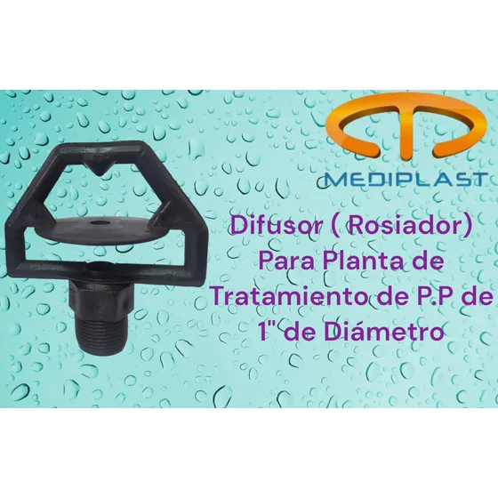Difusor- Rociador De 1 Pulgada Npt  Planta De Tratamiento