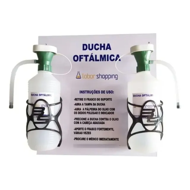 Ducha Oftálmica Lava Olhos Portátil Promoção 