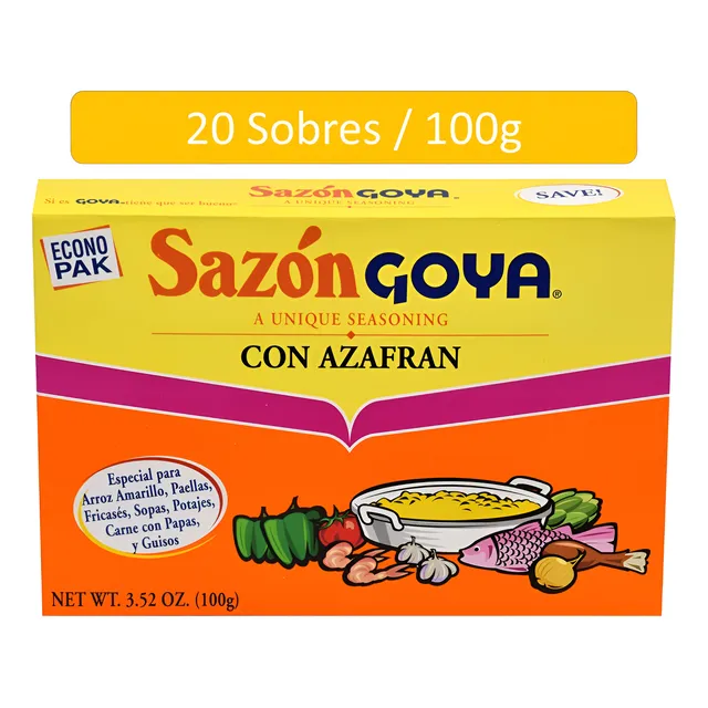 Sazón Goya - Condimentos Goya - Sabor Y Calidad Col8