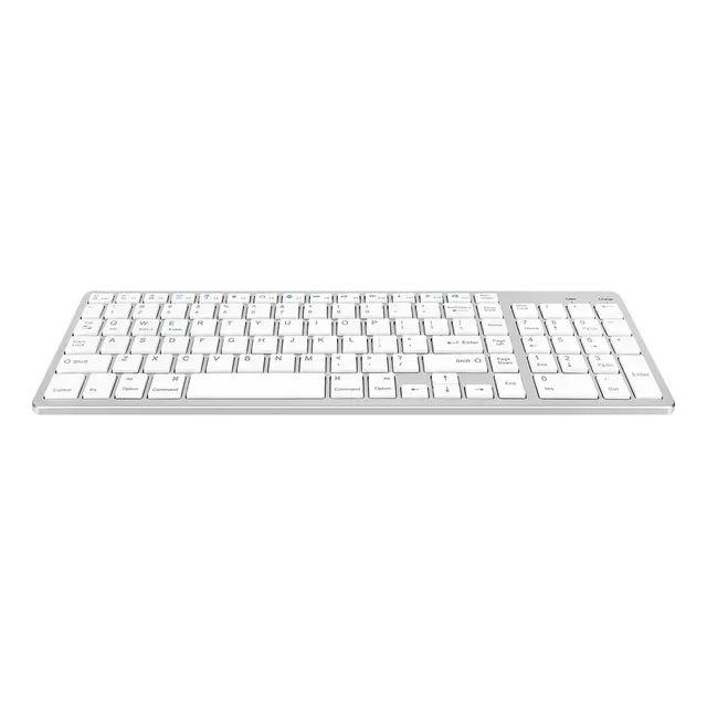 Zy Teclado Inalámbrico Bluetooth Compacto Delgado Plano