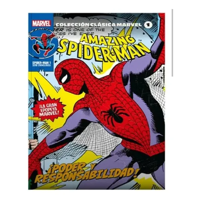 Marvel Clásica N 1 Spiderman - ¡poder Y Responsabilidad!
