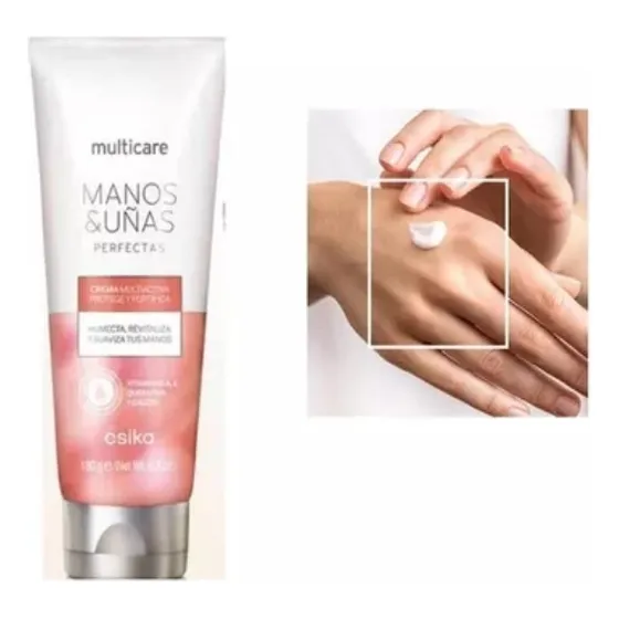 Esika Crema De Manos Y Uñas Multiactiva Multicare 180g.
