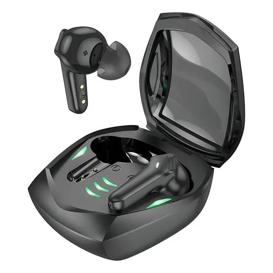 Fone De Ouvido Gamer 776 Bluetooth Sem Fio Academia Cor Preto