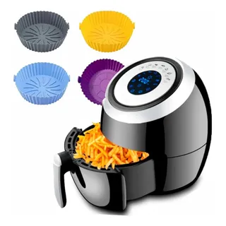 Freidora De Aire 4.5lts Swisshome Digital Con Molde Silicona Freidora De Aire 4.5lts Swisshome Digital Con Molde Silicona