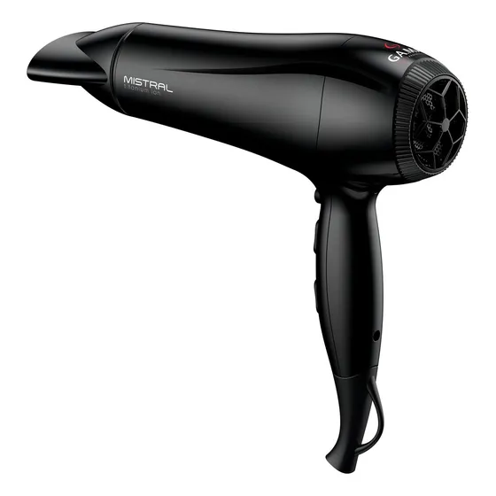 Secadora De Cabello Mistral Iones Titanio Gama Italy Pelo Color Negro