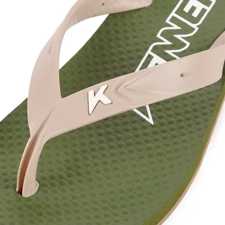 Sandália Sem Gênero Kenner Summer Crepe/verde Militar/argila Liso 41