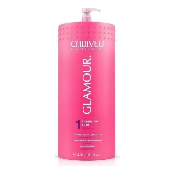 Shampoo Cadiveu Glamour 3 Litros - Profissional