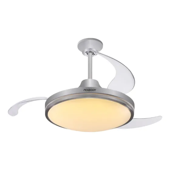 Ventilador De Techo Peabody Retractil Luz Control Remoto