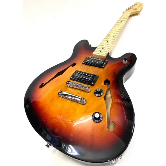 Fender Squier Starcaster Mn Guitarra Semi Acustica Novo