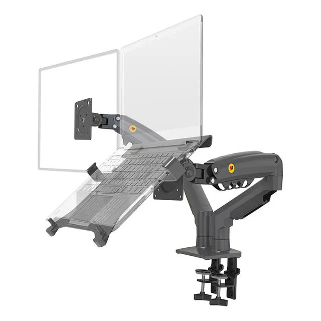 Soporte Ergonomico Para Monitores Y Portatil Nb A Escritorio