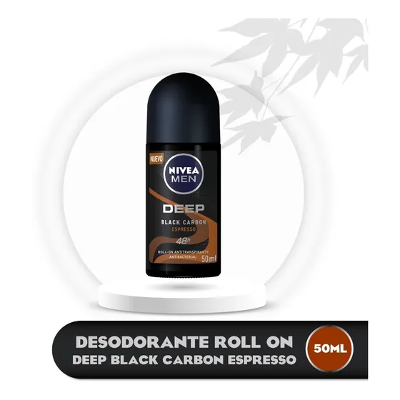Desodorante Roll-on Nivea Con Carbón Negro 50ml