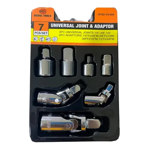 Adaptador+cardan Set 7 Pzs
