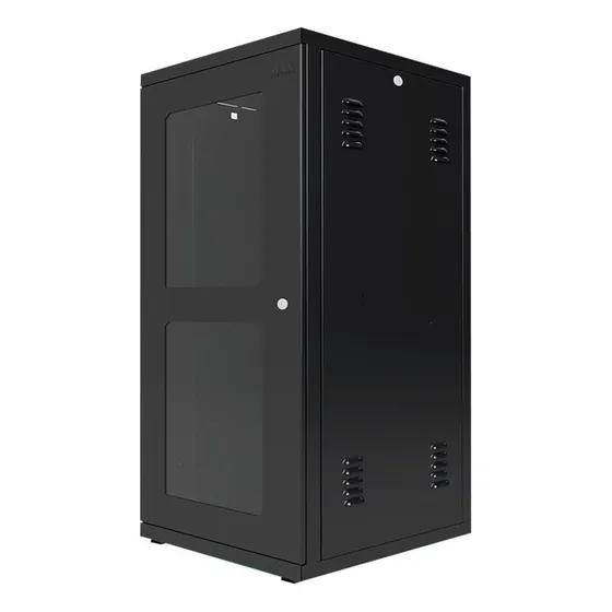 Rack Piso 19 36u X 570mm Com Porta De Acrilico Max Eletron