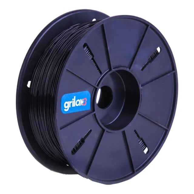 Filamento 3D Grilon3 PETG de 1.75mm y 1kg negro