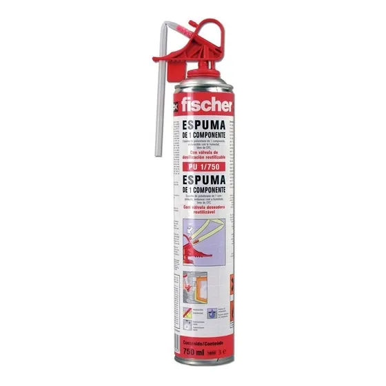 Espuma De Poliuretano Expandido Fischer 750ml Aerosol Foam