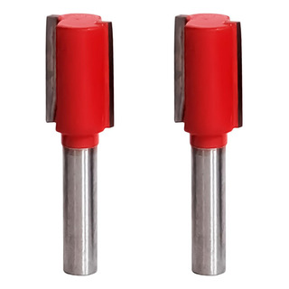 Kit 2 Fresa Reta Paralela 12mm Haste 6mm Metal Duro Tupia Kit 2 Fresa Reta Paralela 12mm Haste 6mm Metal Duro Tupia